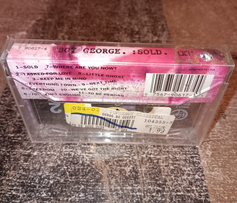 Boy George Sold 1987 Sealed Cassette 7 90617-4 - Image 2 of 4