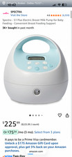 Spectra Baby USA S1 Plus Double/Single Electric Breast Pump Blue