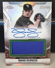 2025 Topps Pro Debut - Pro Debut Jumbo Relic Autographs Noah Schultz...