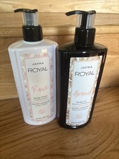 Jafra Royal almond Body Oil and Rose body lotion With Vitamin E 16 Fl Oz NEW