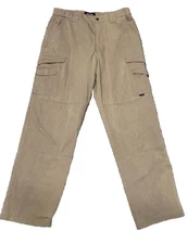 Tru-Spec Cargo Pants Mens 34x32 Khaki Tactical Ripstop Workwear Utility Outdoor