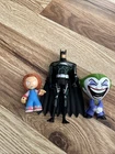 Batman Joker Chucky Action Figure Lot Bundle 3x DC Comics Funko Mystery Mini