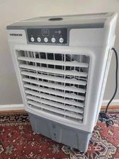 Evaporative Cooler, VAGKRI 2100CFM Air Cooler, 120°Oscillation Swamp Cooler wi