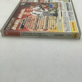 Sega DreamCast Capcom vs SNK 2 Millionaire Sega Fighting 2001 Japan.