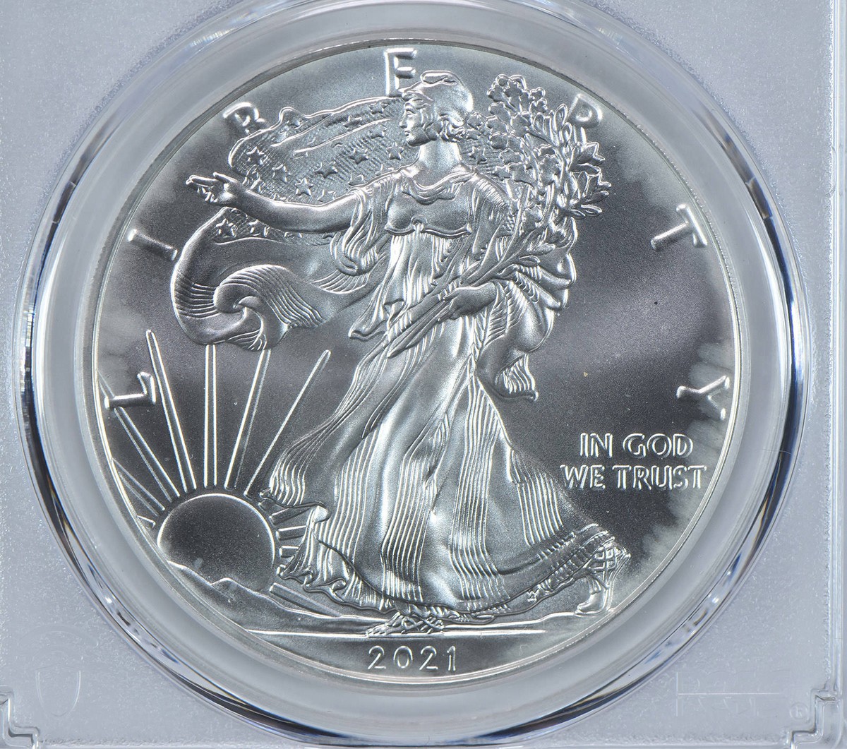 2021-(W) American Silver Eagle Type 1 Struck At West Point MS69