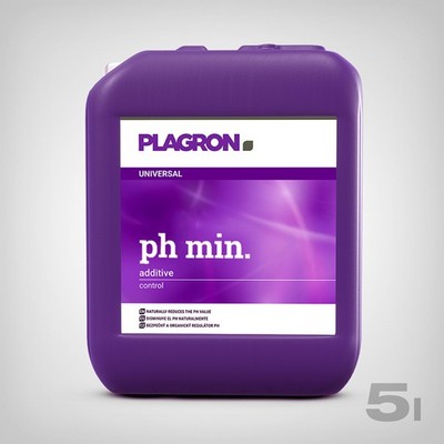 Plagron pH Minus 5L - Profi pH-Senker für maximale Nährstoffaufnahme Hydroponik