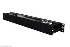 1U Horizontal Rack Mount Plastic Cable Management For Servers Data Racks Cabinet