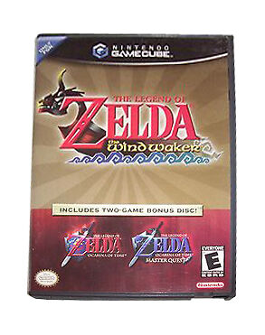 Legend of Zelda Wind Waker w/Bonus Disc Ocarina & Master Quest