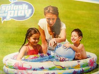Kinder Pool Planschbecken Pool + Ball + Schwimmreifen Badespaß Bestway 51092
