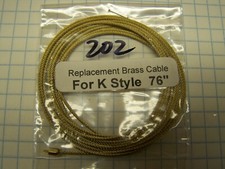 Kieninger brass cable with attached ends 76 o...