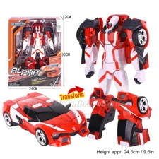 Tobot V Alpha Plus Mini Vehicle Transforming Robot Sports Car Action Figure Toy