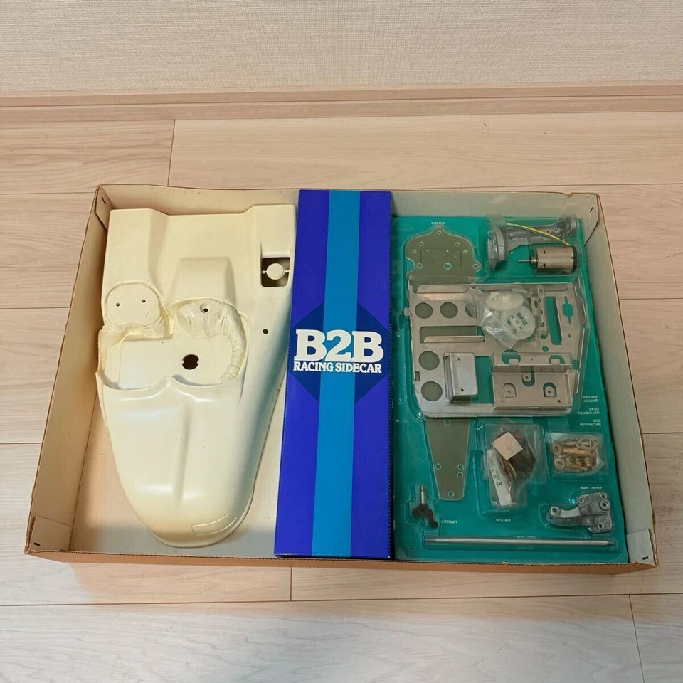 TAMIYA 1/8 RC B2B Racing Side Car Model Kit RA0187 Japan - Image 3 of 4