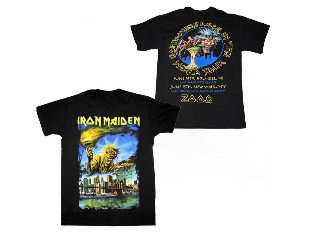 iron maiden t shirt ebay