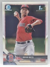 2018 Bowman Chrome Prospects Bryan Mata #BCP2