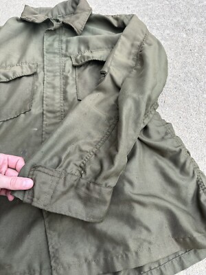 Vtg 70s US Military Army Dsa 100-71-C-1435 Scovill Gripper Zipper