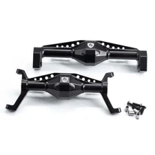 Powerhobby Aluminum Front & Rear Axles Axial 1/18 Capra UTB18 Black