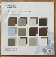 Creative Memories Shades Of Croptoberfest Designer 12x12 Paper Pack  New