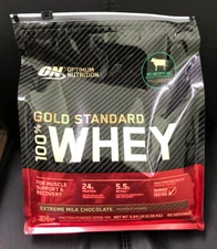 Optimum Nutrition 100% Whey Protein Powder 80 Servings, Chocolate / Vanilla