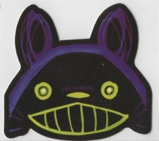 Neon My Neighbor Totoro Head 2.25" Laptop Bottle Window Waterproof Vinyl Sticker