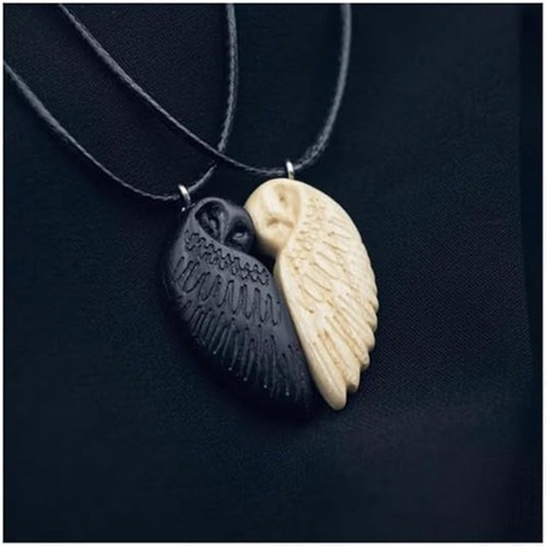 Animal Pattern Couple Necklace Deer Pendant Matching Necklace - Picture 8 of 15