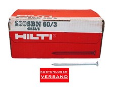 Hilti Sbn 60/3 Tête de Vis Ongles / Clou Béton Directement Fixation Béton