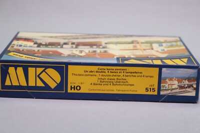 LE2339 MKD Alain Pras 669 train Ho 1/87 Maquette Cabane et appentis