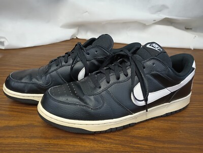 Nike Mens Big Low 355152-016 Black/White Casual Shoes Sneakers Size 14 | eBay