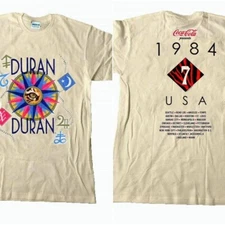 Remake 1984 Duran Duran Concert Tour T-Shirt Unisex Men Women NH14083