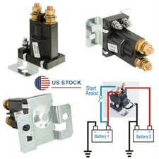 12v 500a Dual Battery Isolator Relay Start Cut Off Power Switch Controller New