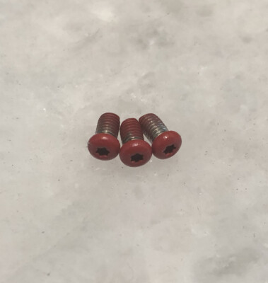 Red Screws For Spyderco Ambitious Persistence Tenacious Resilience Pocket Clip