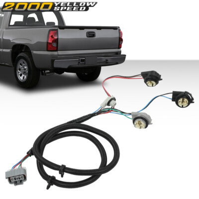 Fit For 14-2019 Chevy Silverado Smoke Tail Lights Brake Lamps W/O - Foto 6