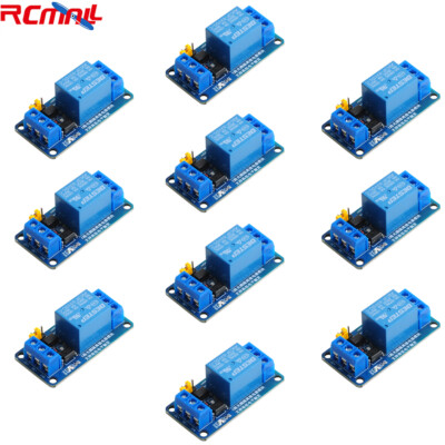 10pcs 3.3V 1 Channel Relay Module High low Level Trigger Optocoupler Isolation