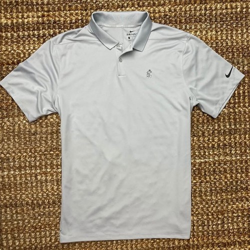 Nike Golf Disney Mickey Mouse Polo Shirt Performance Dri-Fit Silver Gray (XL) - 第 2/6 張圖片