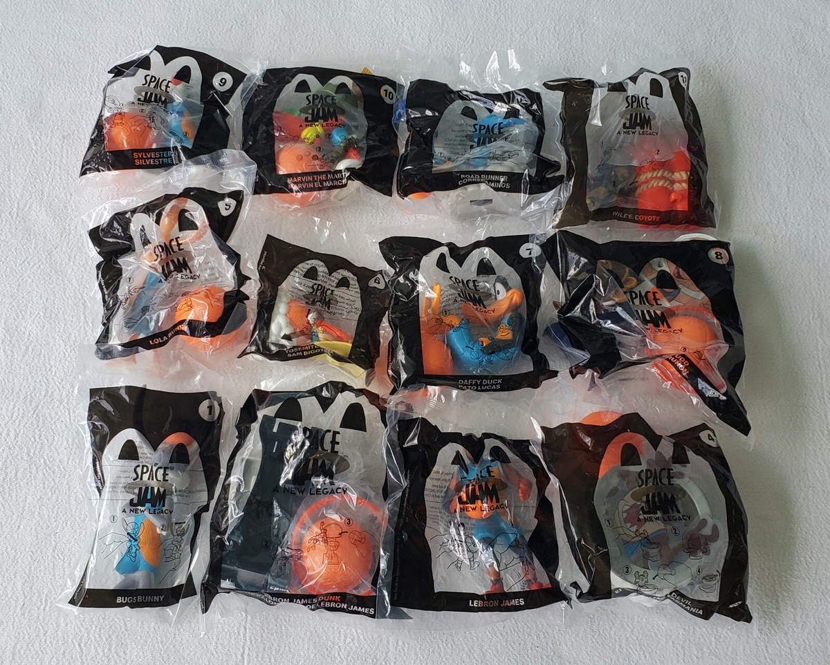 Space Jam Juguetes Luca Mc Donalds 2023 MuÃ±ecos Cajita Feliz Luca