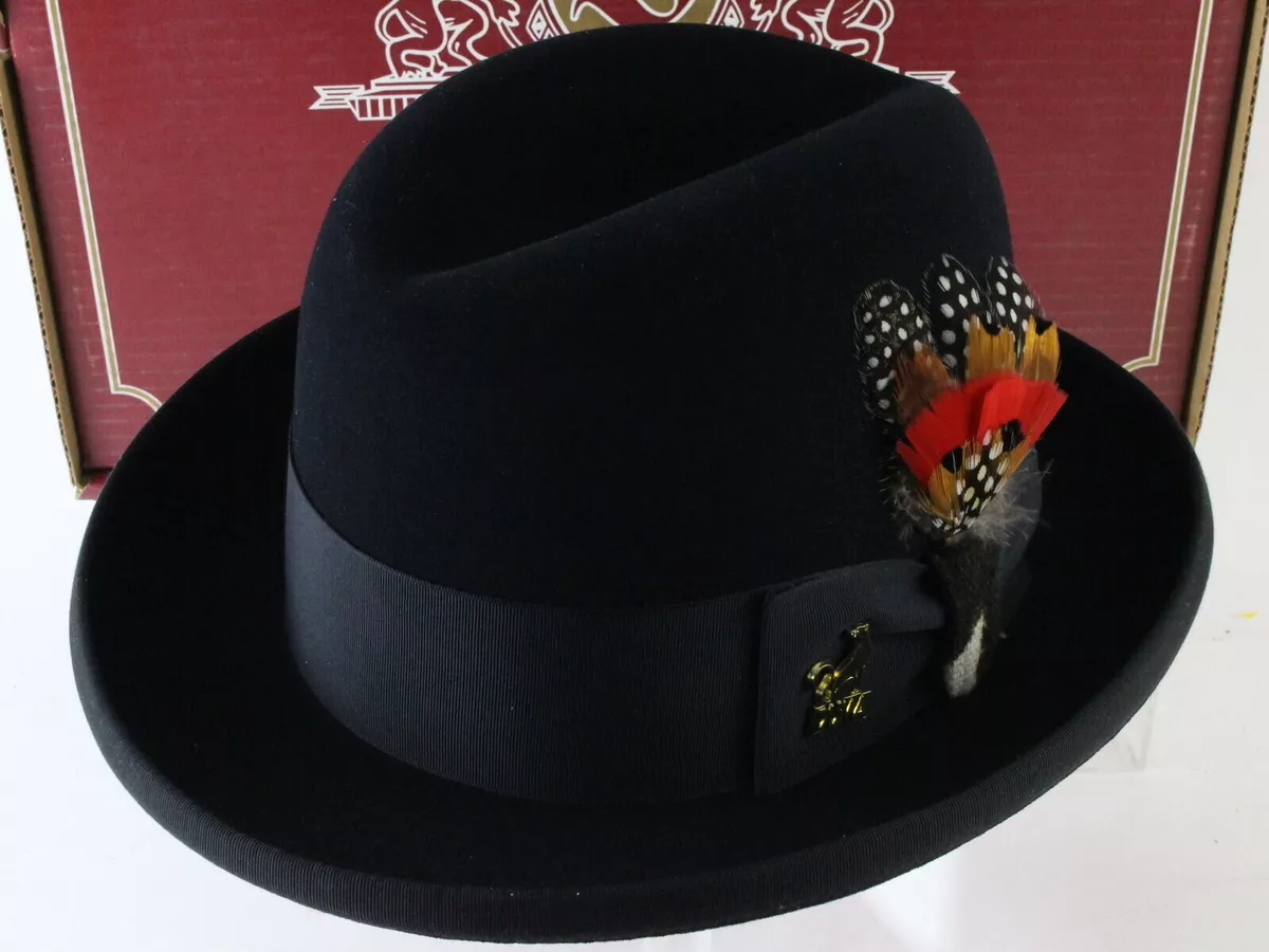 Biltmore Heritage Collection Duma Top Hatters Black Homburg Mens