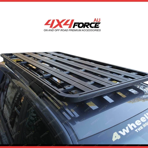 4X4FORCE 220 x 125cm Roof Rack Flat Platform with Bracket for Ford Everest SYD - Picture 2 of 2