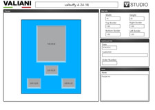 CUSTOM Picture Mat Double 16x20 with 4 custom openings Burgundy and gold