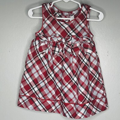 white christmas dresses Swoon Baby Girls Red Pinafore Christmas Wreath Dress – Best Dressed Child main image 0
