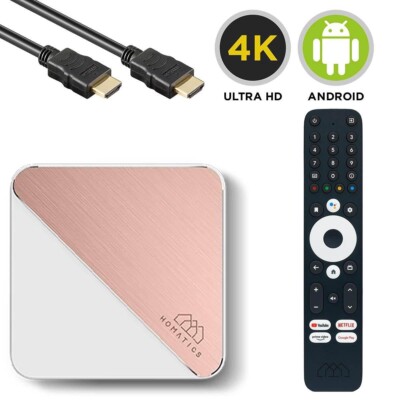 Homatics Box R 4K Plus Multimediaplayer Android TV mit BIG Sprachfernbedienung