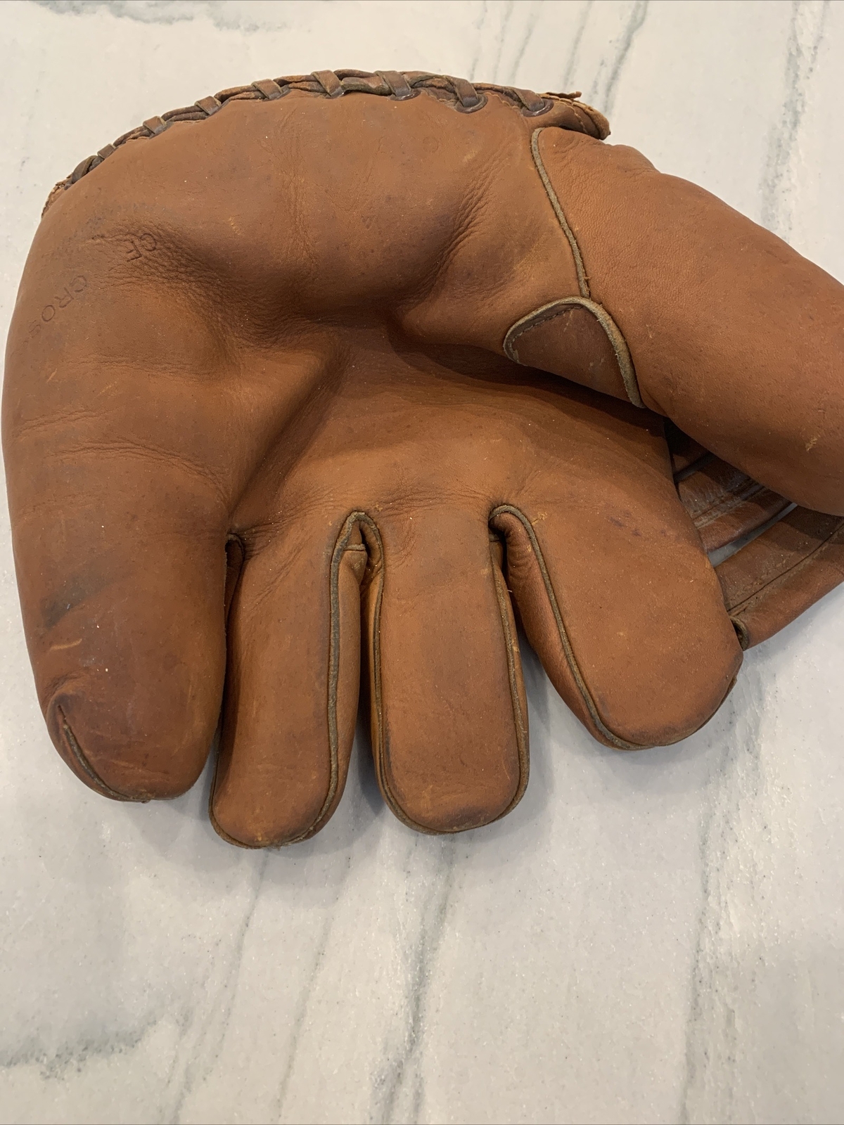 Nokona Antique Leather Split finger Nokona Baseball Glove with 3 Bar