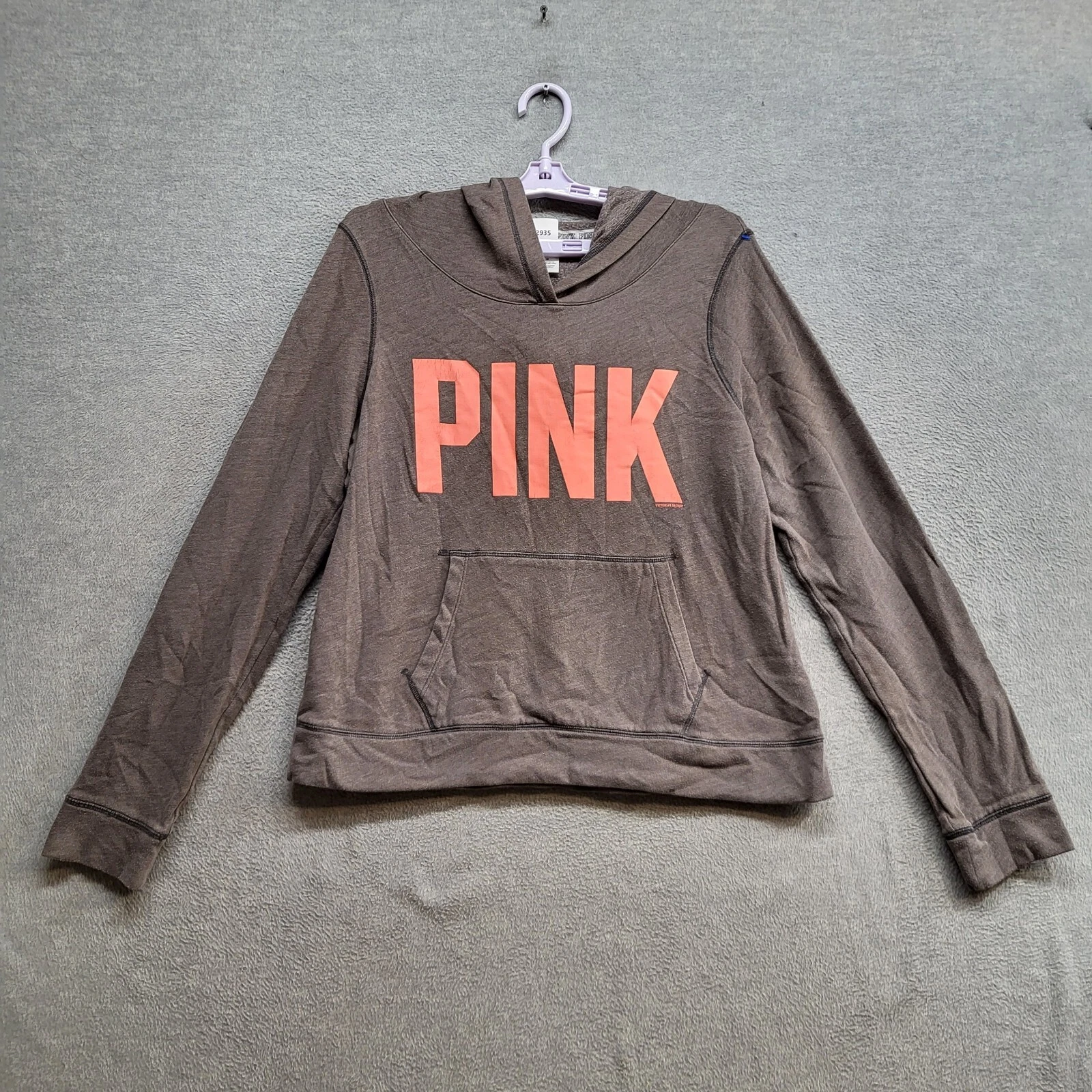 victoria-secret-vs logo fleece pullover hoodie