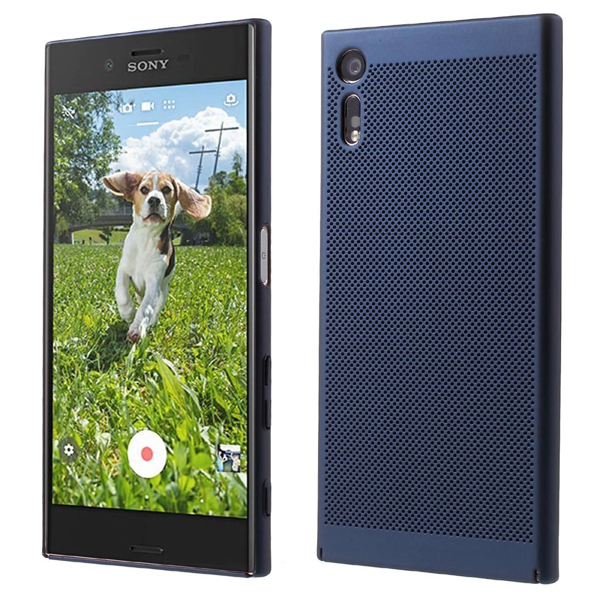 Custodia Portafoglio Con Cover In Pelle Per Sony Xperia L1 - Fodero Con Supporto E Slot Per Carte, Stampa Tiger Abbraccio
