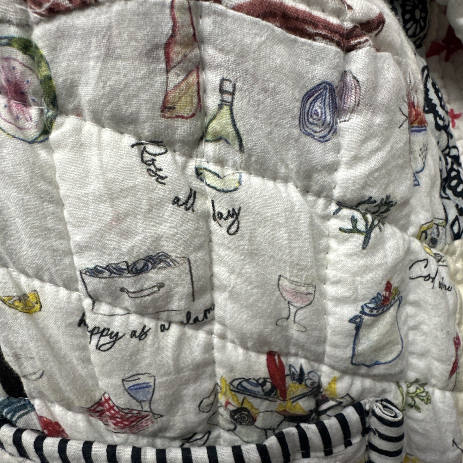 Patchwork Jacket Cotton Reversible Quilted  Nantu… - image 6