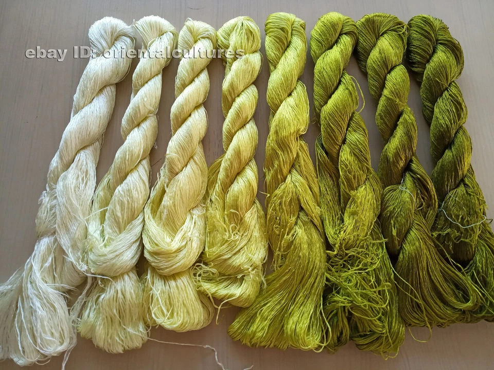 8bundles 100%natural mulberry silk,hand-dyed suzhou embroidery silk floss/thread - Image 4 of 4