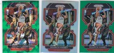 2022 Prizm WNBA FANATICS Green CRACKED ICE/GREEN/SILVER #15 Dearica Hamby