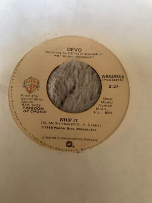 DEVO - Whip it / Turn Around  (1980 45 RPM Warner Bros)