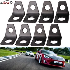 8PCS Belt Mounting 90 Degree Angle Bracket Kit Seat L-Bracket Hardware Kit