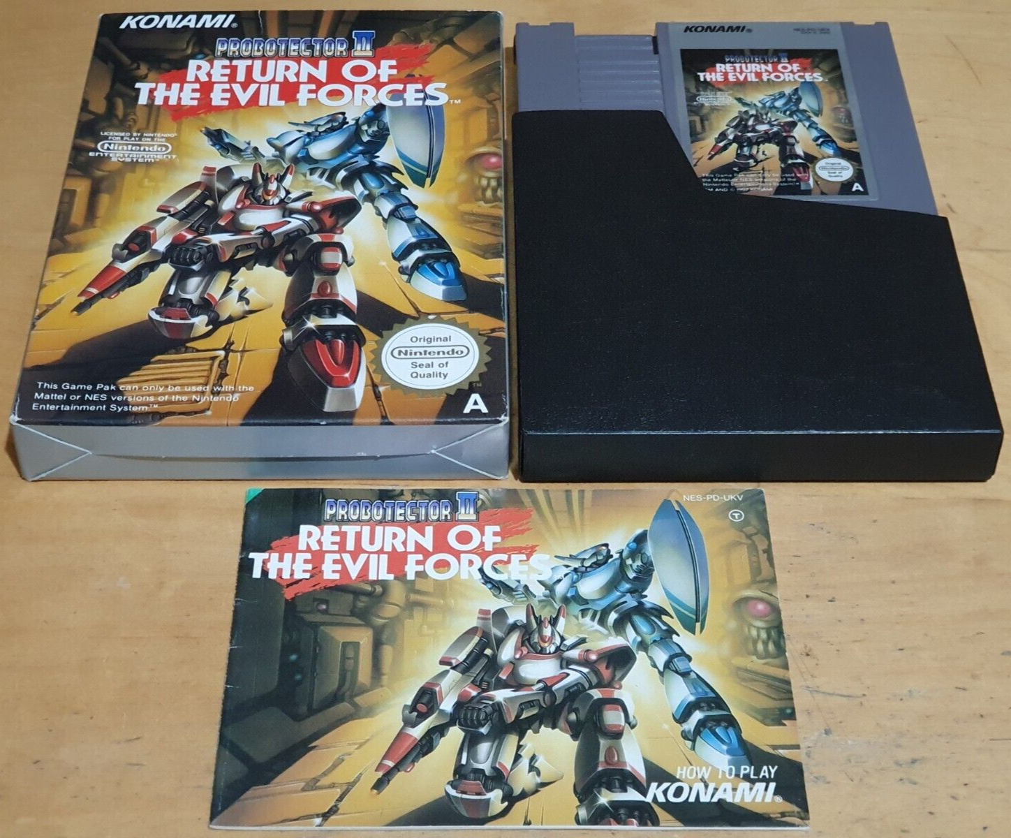 Probotector II 2 Return Of The Evil Forces For Nintendo NES Complete & In VGC