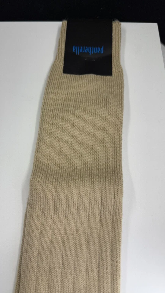 Pantherella 70% Merino Wool Light Khaki Regular Knee Socks New With Tags - Image 2 of 4