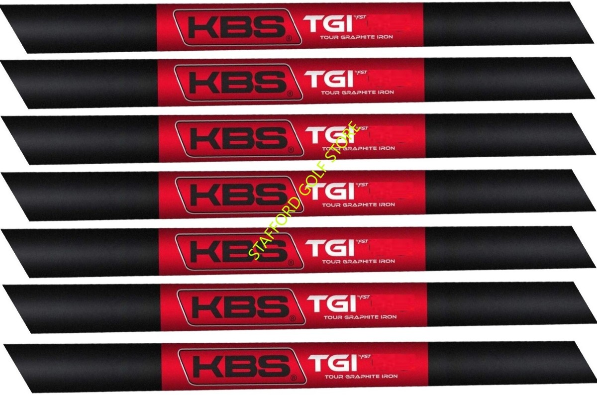 NEW! KBS TGI Tour Graphite Iron Shafts .355 Taper Tip 60g–110g Set